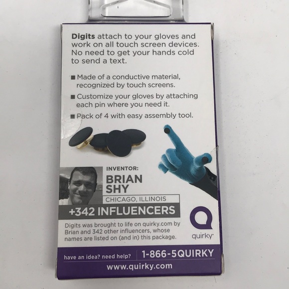 DIGITS texting finger pads NEW QUIRKY - Picture 2 of 6